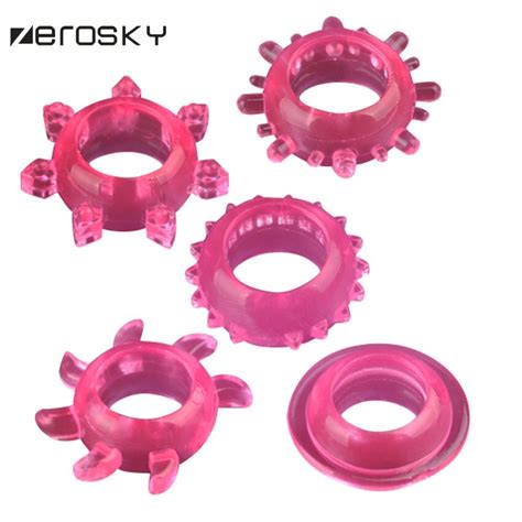 Zerosky Silicone Cock Ring Penis Ring Sex Toys For Men Stretchy Lasting Cockring Erotic Toys