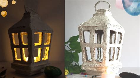 Diy Cardboard Lamp Diy Lamp Using Cardboard Handmade Diy Lantern