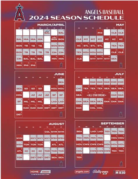 Angels 2024 Schedule We Open The Season Baltimore R Angelsbaseball