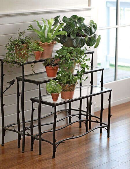 Nesting Branch Plant Stands Set Of 3 Plant Stand Indoor Modern