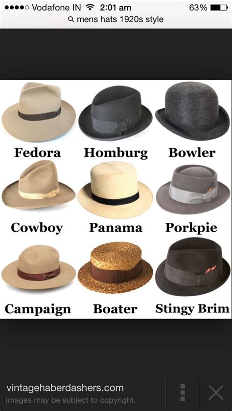 Different Styles Of Hat For Ne Hats For Men Hat Fashion Mens Fashion