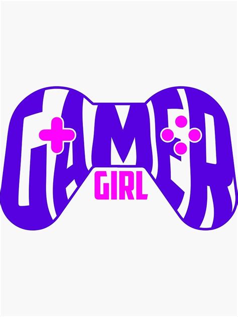 Gamer Girl Sticker By Rebrose In 2021 Girl Stickers Gamer Girl
