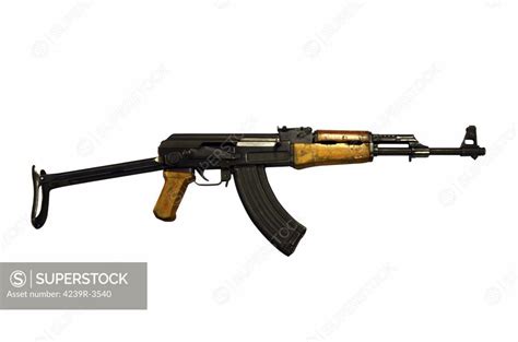 Russian Ak 47 Assault Rifle With Folding Metal Butt Superstock