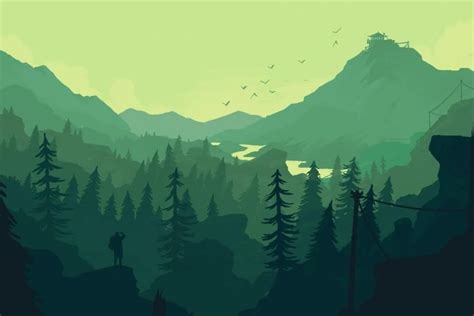 Firewatch Background ·① Download Free Awesome Hd Wallpapers For Desktop
