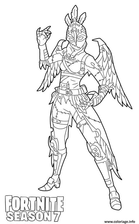 Fortnite battle royale coloring page archetype skin outfit. Coloriage Ravage Skin From Fortnite Season 7 Dessin ...