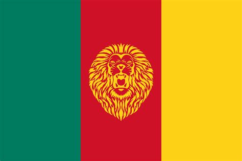 Cameroon Lion By Matamu Bandeiras Brasão Geografia