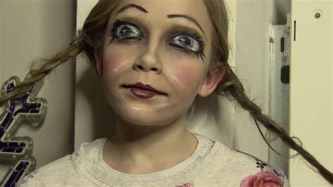Face Paint Annabelle Creepy Doll Youtube