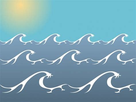 Pin By Kathleen De La Combe On Beach Layouts Wave Stencil Waves
