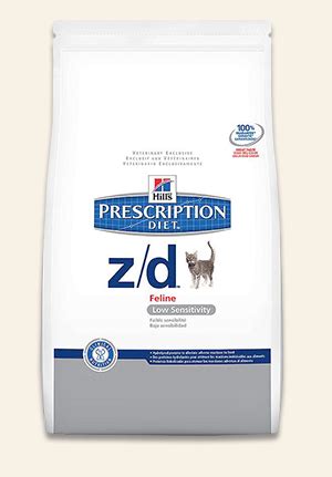 Hill's prescription diet feline z/d was developed to help minimise allergic reactions to food. Hill's® Prescription Diet® Cat z/d® Dry. Manage your cat's ...