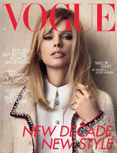 British Vogue Rings Into 2020 With Taylor Swift