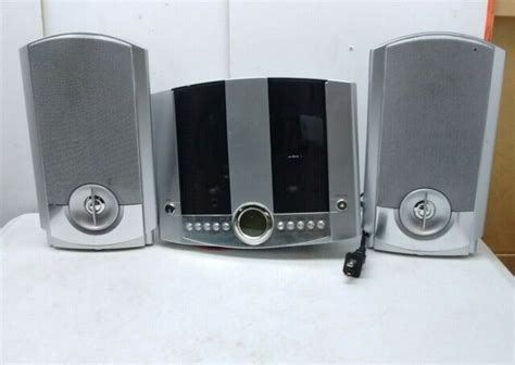 Gpx Wall Mountable Micro Stereo Home Music System Hm3817dtblk Ebay