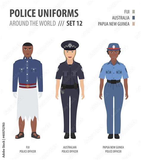 Police Uniforms Around The World Suit Clothing Of Australian And