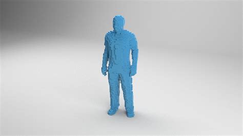 Voxel Man 3d Model 8 Unknown Fbx Max Obj Free3d