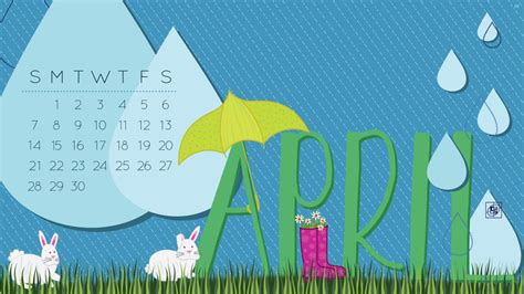 Free Download April 2019 Desktop Calendar Composure Graphics