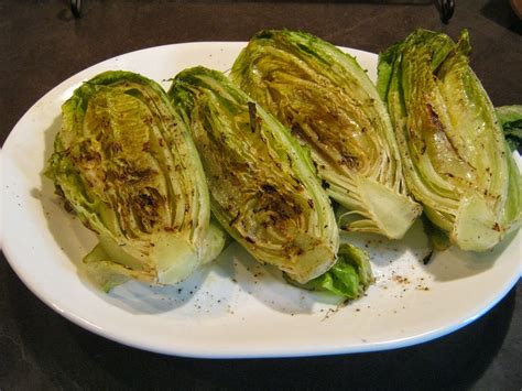 Can you cook lettuce like spinach? Let the Feasty Begin: Grilled Romaine Lettuce