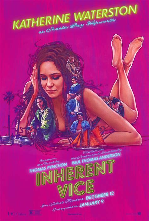 Katherine Waterston Is Shasta Fay Hepworth Inherentvice Inherent Vice Movie Posters