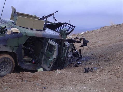 Jungle Camo Humvee Destroyed In Iraq Humvee Destroyed In I Flickr