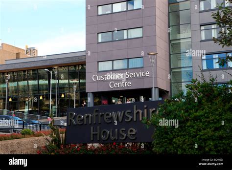 Renfrewshire Council Building Called Renfrewshire House With The