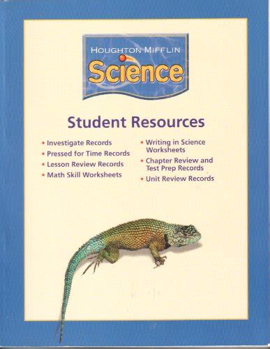 Student Resources For Science Grade 4 Houghton Mifflin New Paperback