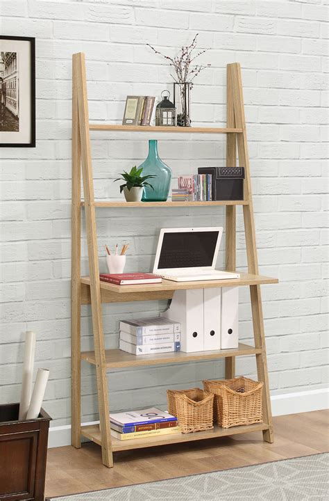 Showing results for ladder shelf desk. Birlea Nordic Scandinavian Retro Ladder Bookcase Desk ...