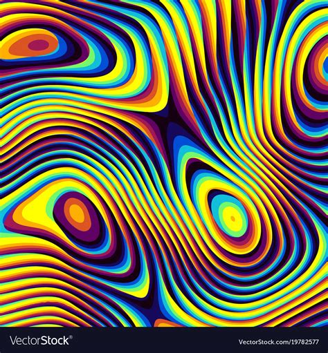 Abstract Psychedelic Background Royalty Free Vector Image