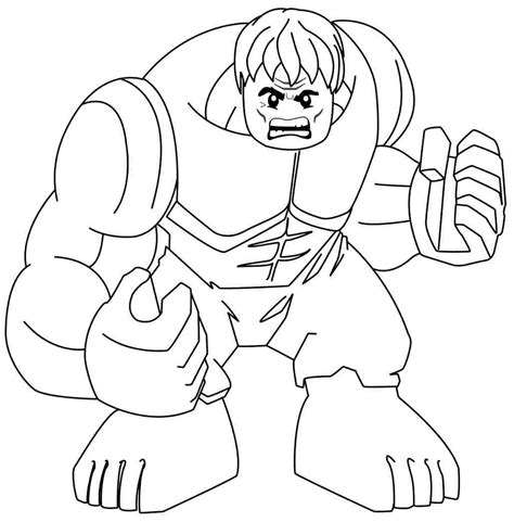 Rage and anger are the triggers for bruce banner to turn into a hulk. Lego Hulk Coloring Pages - Coloring Home