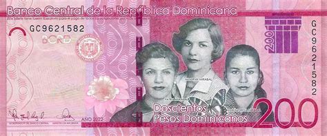 dominican republic new date 2022 200 peso dominicano note b729d confirmed banknotenews