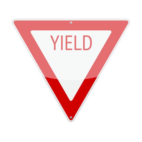 Best Yield Sign Illustrations Royalty Free Vector Graphics And Clip Art