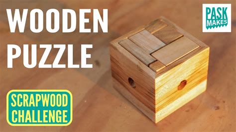 Wooden Puzzle Easy To Make For A T Scrapwood Challenge Day Four