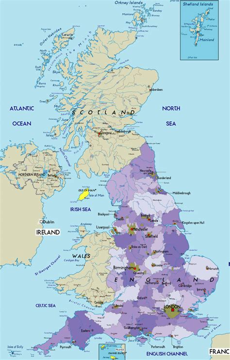 Printable Map Of Uk Detailed Pictures Map Of England Cities