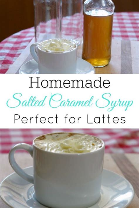Yes, a caramel sauce contains sugar and water, but it also has butter, cream, and salt. Salted Caramel Coffee Syrup | Recipe | Coffee recipes ...