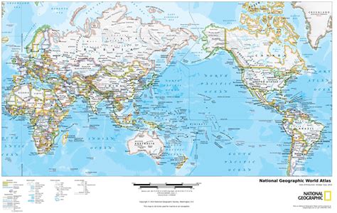 Earth, waterways, landforms, & maps. National Geographic World Atlas