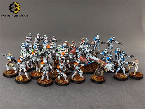 Sw Legion Republic Army Minis For War Painting Studio