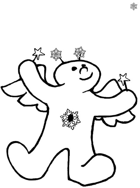 If the download print buttons dont work reload this page by f5 or commandr. Snow Angel 3 Black and White Christmas coloring and craft ...
