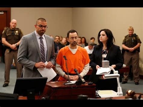 'your words these past several days, your words. Judge SLAMS Larry Nassar Before Sentencing Him to 175 ...