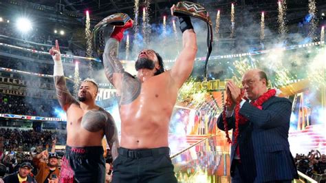 Roman Reigns Retains Undisputed Title Wwe Wrestlemania 39 Night 2