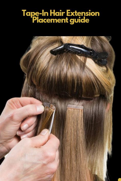 Tape In Hair Extension Placement Guide 2020 In 2020 Tape In Hair