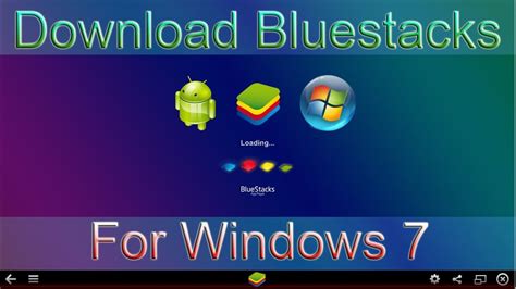 Bluestacks is the android emulator which allows you to run android apps and games to your computer having and now you are ready to install your favourite android apps and games to your pc. Download Bluestacks for Windows 7 - YouTube