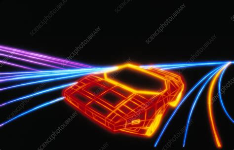 Computer Graphic Of Car Stock Image T4760043
