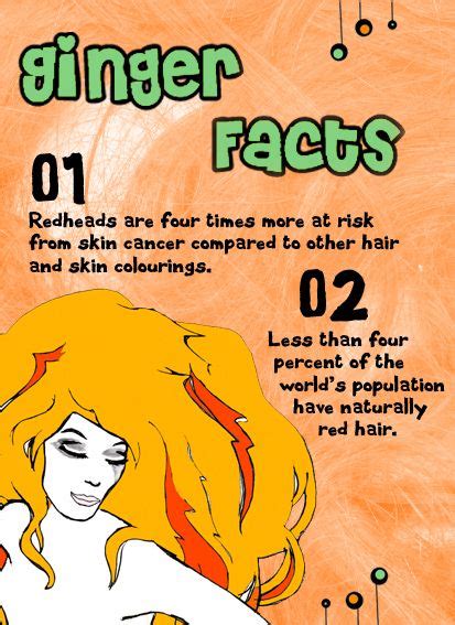 Ginger Facts1 Ginger Facts Redhead Facts Ginger Problems