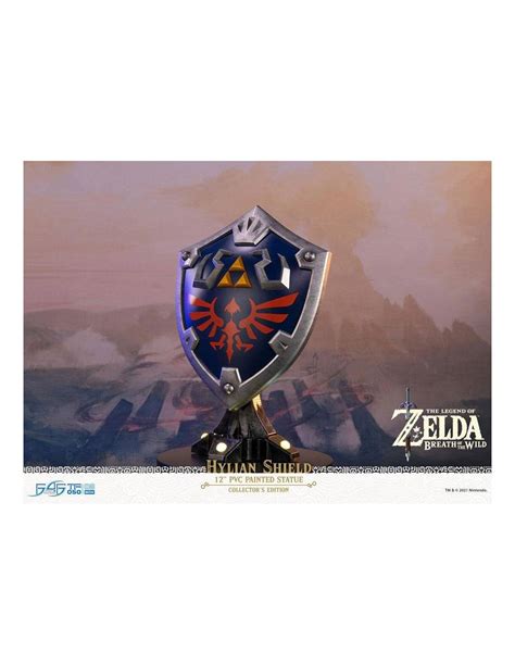 Hylian Shield Collectors Edition Figure The Legend Of Zelda Breath