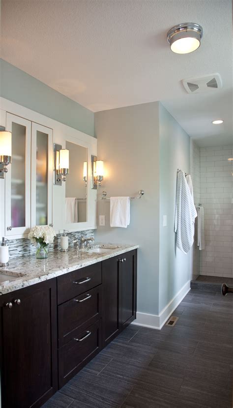 10 Bathroom Paint Colors With Dark Cabinets