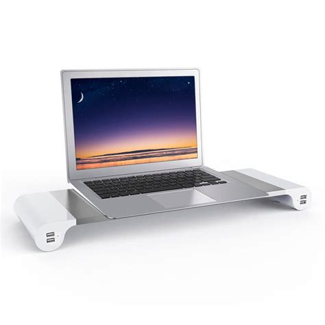 Aluminium Space Bar Laptop Houder Computer Monitor Grandado