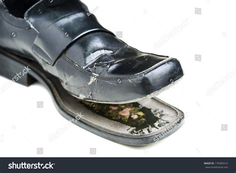 Old Broken Shoes Cracked Sole Isolated Stock Photo 179289314 Shutterstock