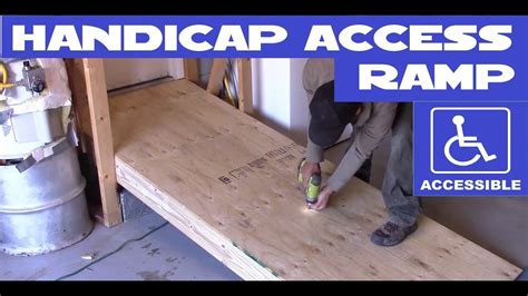 Longer ramps and ell shaped ramps are available but are not sold in amazon listing. DIY Handicap / wheelchair access ramp - YouTube | Access ...