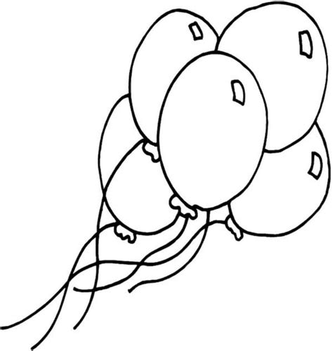 Ausmalbilder Luftballons Zum Ausdrucken Luftballon Gratis