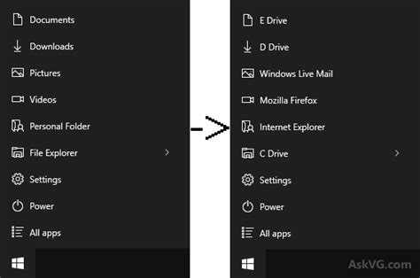 Windows 10 Tip Add Remove Rename Or Change Shortcuts On The Bottom