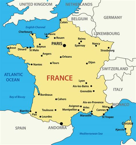 Ana toprakları batı avrupa'da bulunan ve dünyanın birçok bölgesinde denizaşırı toprakları olan bir ülkedir. Fransa Haritası ve Fransa Uydu Görüntüleri