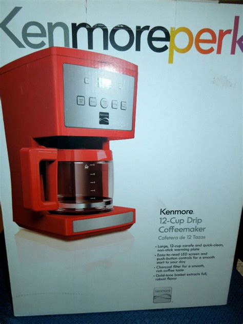5.0 out of 5 stars. KENMORE PERK 12 CUP DRIP COFFEE MAKER MODEL 08 04603 COLOR ...