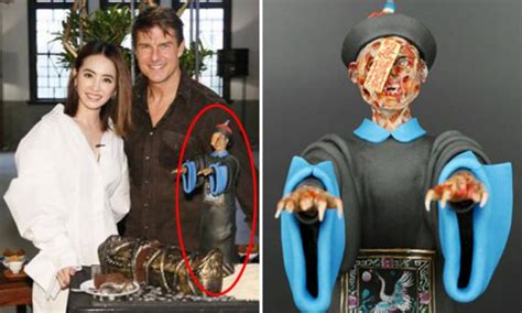Starring in decade definers like top gun and risky business. Jolin Tsai surprises Tom Cruise with scary-looking homemade cake in Taiwan - Stomp